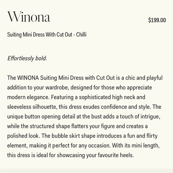 Meshki Rust Mini Dress - Picture 6 of 6